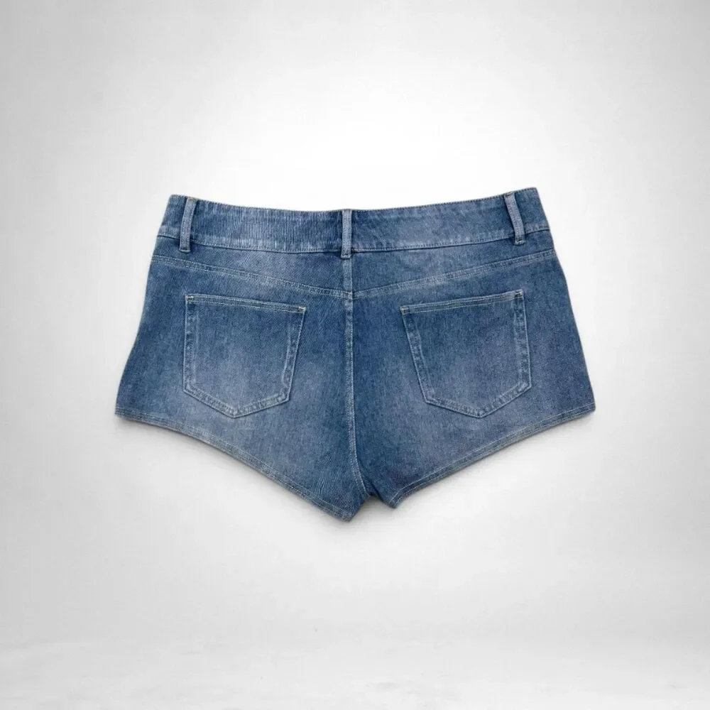 Halara Flex™ Mid Rise Pocket Denim Casual Shorts, NWT! Size L